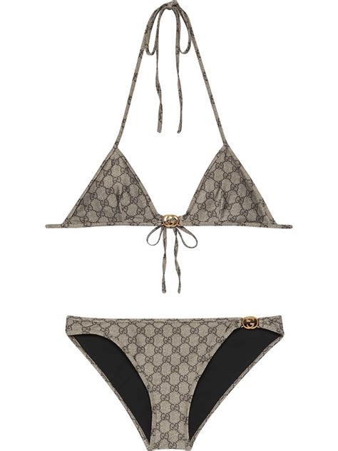 bikini gucci rose|farfetch gucci bikini.